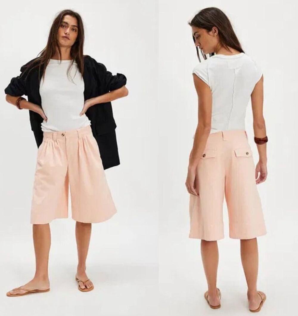 New without Tags Free People Sadie A-Line Long Shorts